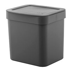 Lixeira para Cozinha 2,5l Plástico Manual Pia Chumbo Ou