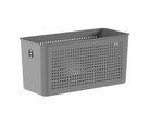 Cesto Flow 27x12x13cm Chumbo Fechado Ou