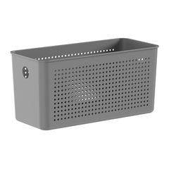Cesto Flow 27x12x13cm Chumbo Fechado Ou