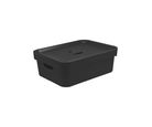 Caixa Organizadora Plástico Preto 13x27,5x36,5cm 10,5l Ou