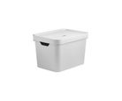 Caixa Organizadora Plástico Branco Nordi 18l 24x27x36cm Ou