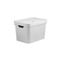 Caixa Organizadora Plástico Branco Nordi 18l 24x27x36cm Ou