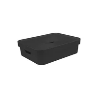 Caixa Organizadora Plástico Preto 13x35,5x45cm 16l Ou