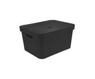 Caixa Organizadora Plástico Preto 24,5x36x46cm 32l Nordi Ou