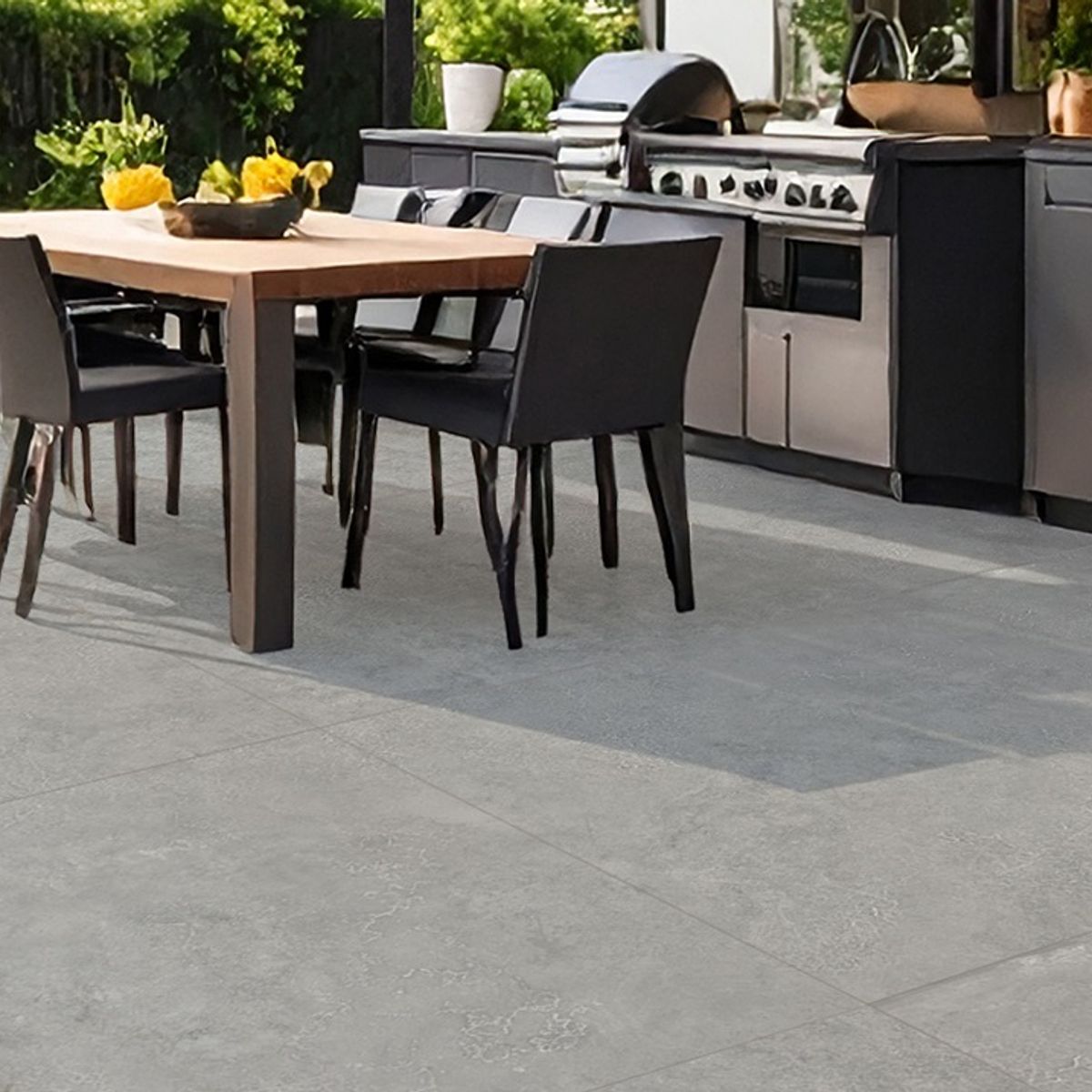 Porcelanato Retificado Acetinado Pizzele Cinza Interno 64x64 Cm Caixa 2,46 M² Belle, marca Belle - Foto 2