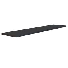 Prateleira com Suporte Invisivel 20x80cm Preta Multivisão