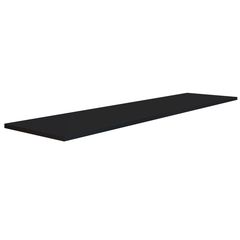 Prateleira com Suporte Invisivel 30x100cm Preta Multivisão