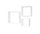 Kit com 3 Nichos Decorativos Branco Multivisão