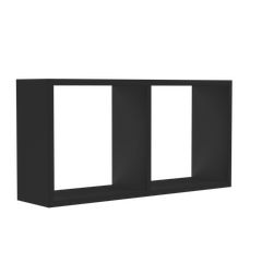Nicho Decorativo com 1 Divisoria Preto Multivisão