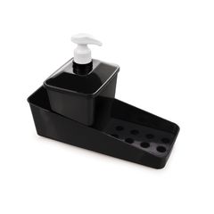 Porta Detergente Preto 600ml Plasutil