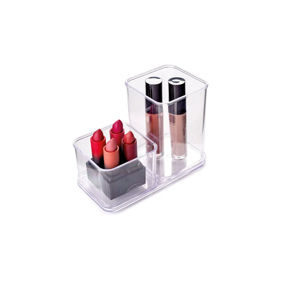 Kit Organizador Encaixa 53 Peças Incolor Plasutil, marca Plasútil - Foto 2
