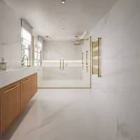 Porcelanato Retificado Polido Calacata Imperial Branco Interno 60x120 Cm Caixa 2,20M² Biancogres Biancogres