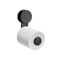 Porta Papel Higiênico com Dupla Face 3m sem Tampa Preto Arthi