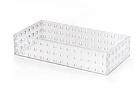 Caixa Organizadora Plástico Ps Cristal Transparente 6x14x28 Cm 2,2l Arthi