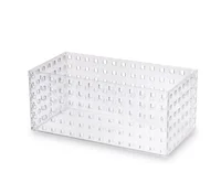 Caixa Organizadora Plástico Ps Cristal Transparente 12x14x28 Cm 4,3l Arthi