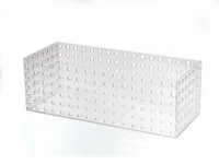 Caixa Organizadora Plástico Ps Cristal Transparente 12x14x35 Cm 5,3l Arthi