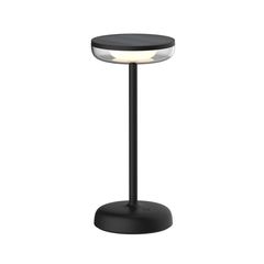 Luminária de Mesa Led Recarregável Darud Preta Just Home Collection
