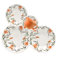 Aparelho de Jantar/chá com 20 Peças Lirios - Donna Biona Oxford