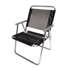Cadeira de Praia Varanda 56 X 41,5 X 47cm Preta Botafogo