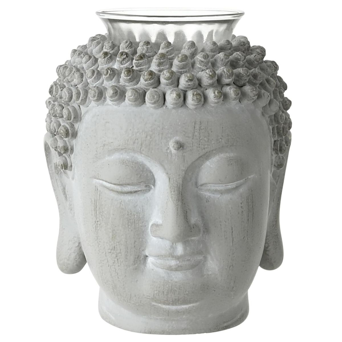 Figura Decorativa Cabeça de Buda 12cm Just Home Collection, marca Just Home Collection - Foto Principal