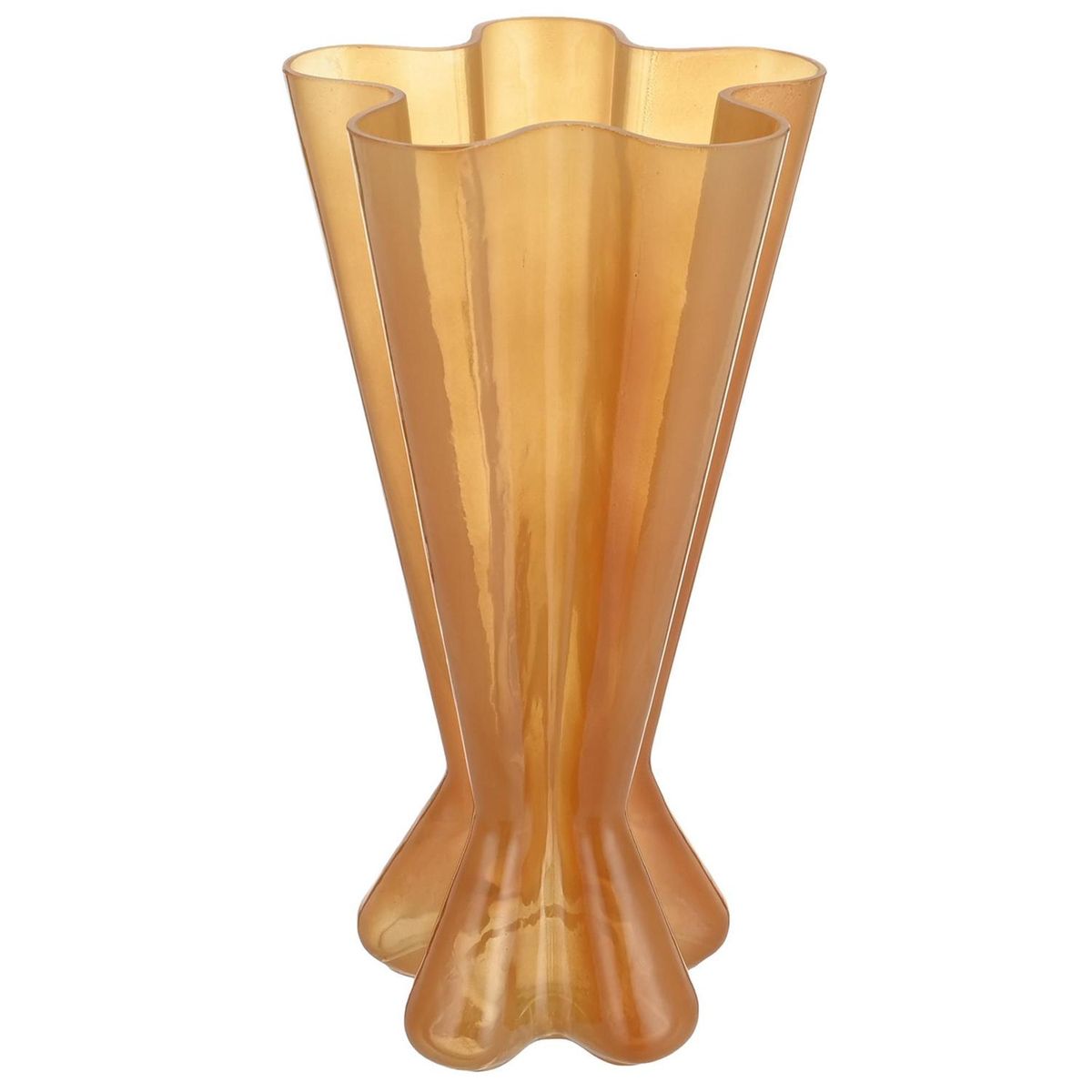 Vaso de Vidro Laranja 30cm Just Home Collection, marca Just Home Collection - Foto Principal