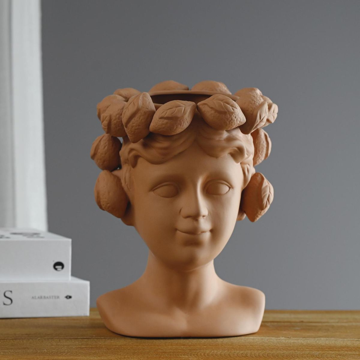 Vaso Cerâmico Terracota 26cm Just Home Collection, marca Just Home Collection - Foto 2