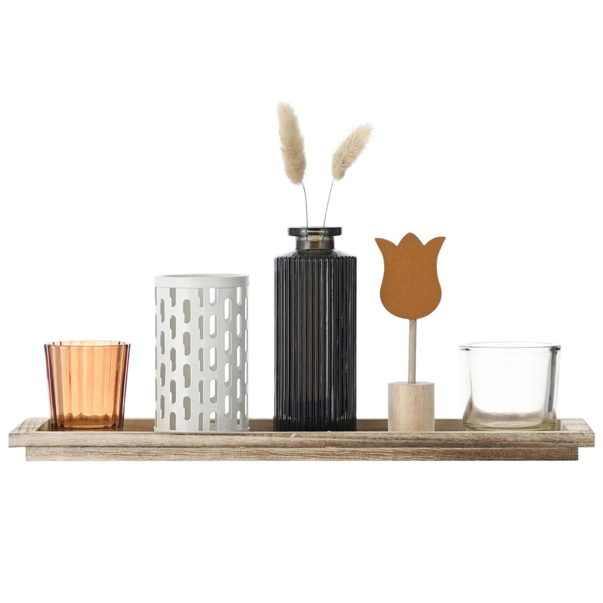 Conjunto de Decoração de 6 Peças Just Home Collection, marca Just Home Collection - Foto Principal