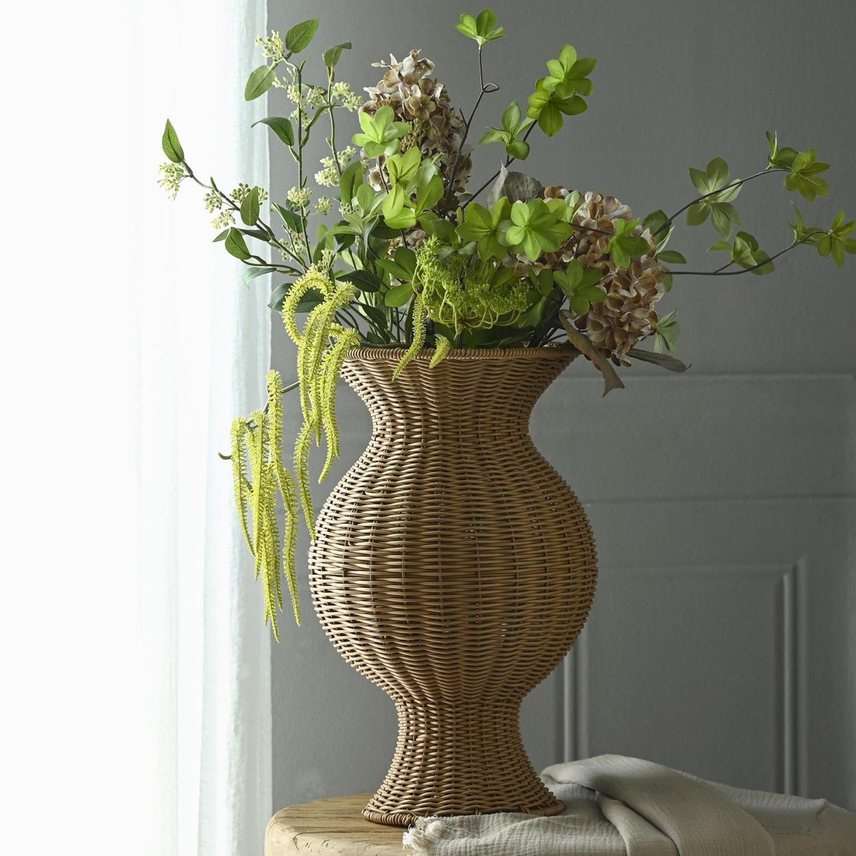 Cesto Trançado 34x40cm Just Home Collection, marca Just Home Collection - Foto 2