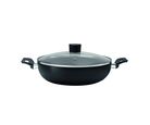 Panela Wok C/Tampa E Alças Brinox