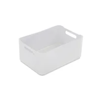 Cesto Organizador Plástico Incolor 12x19x27cm 4,5l  Arthi