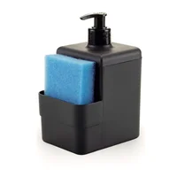 Dispenser Detergente e Bucha Preto Dasplast