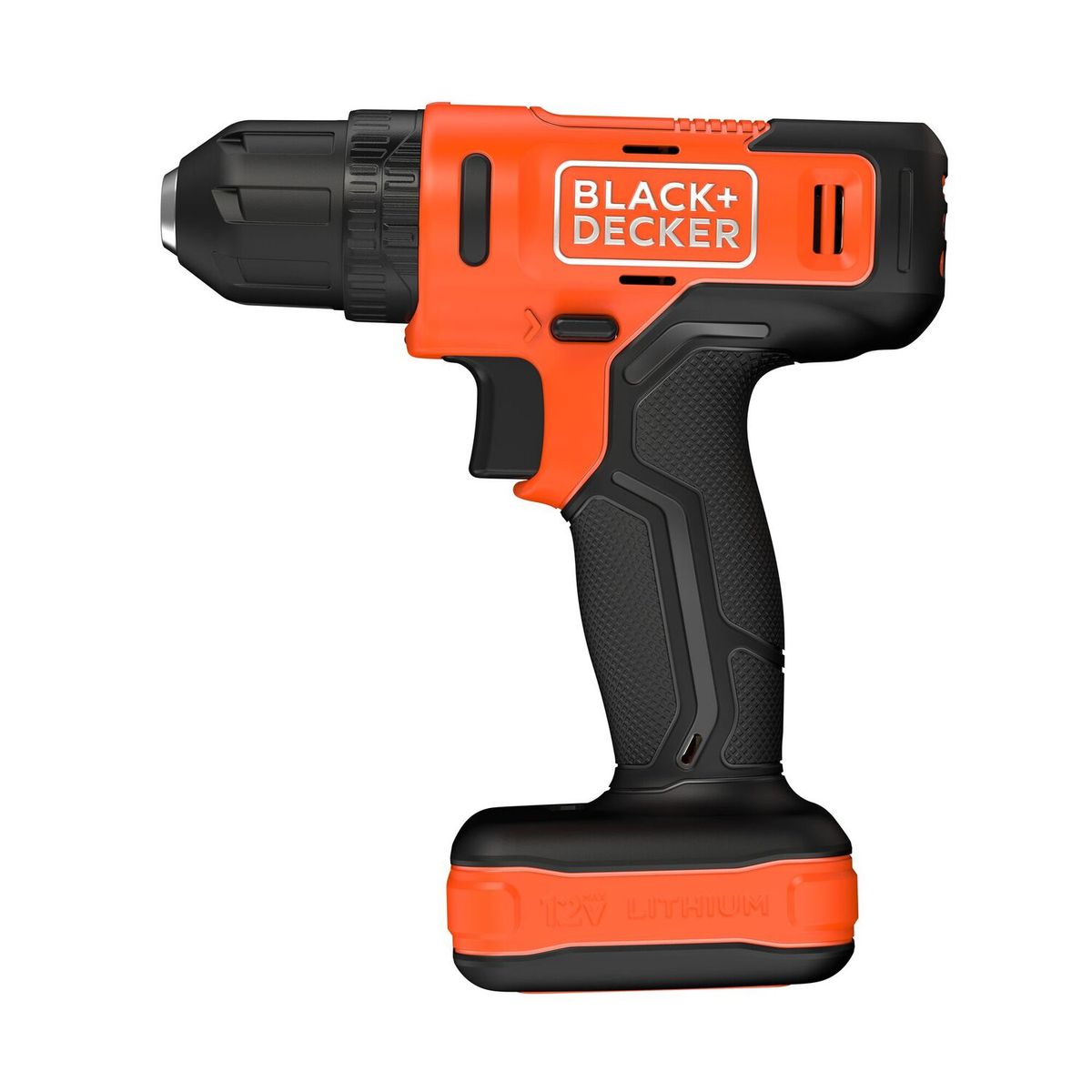 Parafusadeira/Furadeira de impacto 10mm 12V BCD712VHD com 17 acessórios, marca Black&decker - Foto Principal