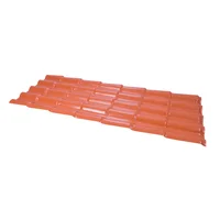 Telha Colonial Pvc 2,30x86cmx1.7mm  5 Ondas Terracota