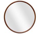 Espelho Redondo Nogueira 100 Cm Just Home Collection