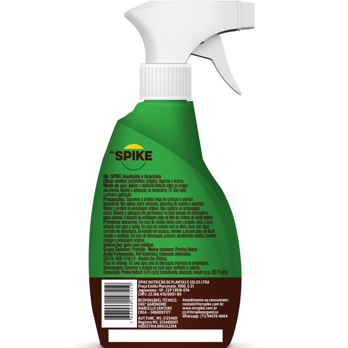 Inseticida e Acaricida 300ml Mr Spike, marca  - Foto 2