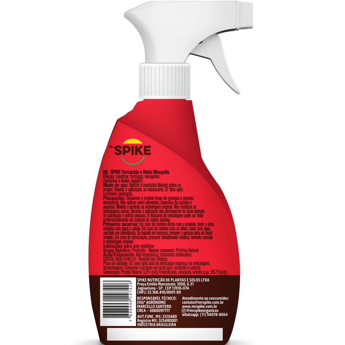 Formicida e Mata Mosquito 300ml Mr Spike, marca  - Foto 2