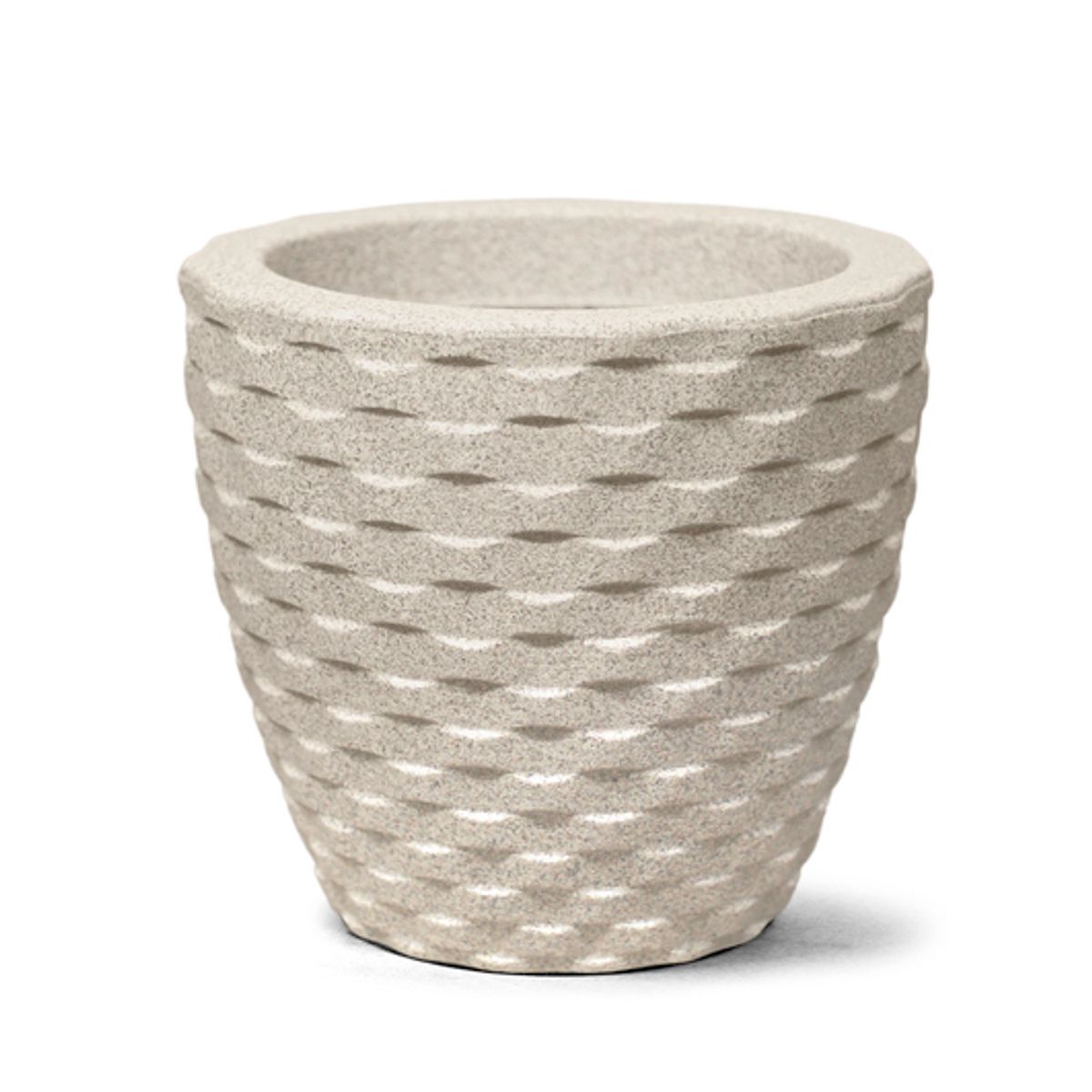 Vaso Redondo Elo 22cm Cimento Nutriplan, marca Nutriplast - Foto Principal