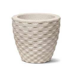 Vaso Redondo Elo 22cm Cimento Nutriplan