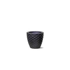 Vaso Redondo Elo 22cm Preto Nutriplan