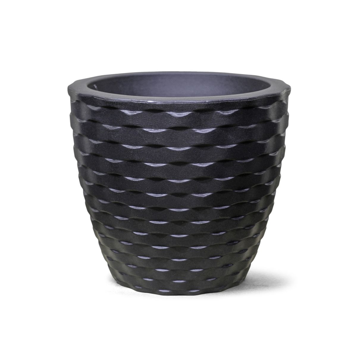 Vaso Redondo Elo 35cm Preto Nutriplan, marca Nutriplast - Foto Principal