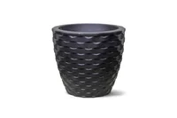 Vaso Redondo Elo 35cm Preto Nutriplan