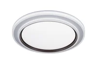 Plafon Led H48 Cm 80w Branco e Dourado 3 Temperaturas
