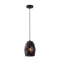 Pendente Viso Metal Preto 1Xe27
