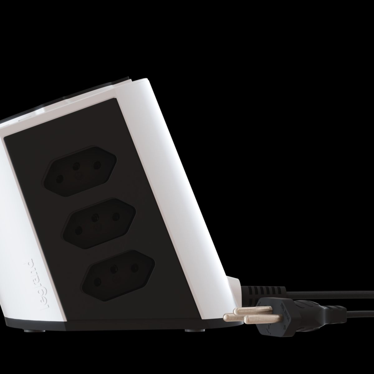 Legrand - Extensão de Mesa Tower 3 Tomadas+2usb 1.3m  Daneva Legrand