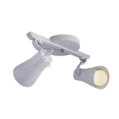 Spot de Sobrepor Wave Trilho Preto 3xe27