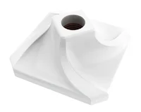 Plafonier Wave Quadrado Bco