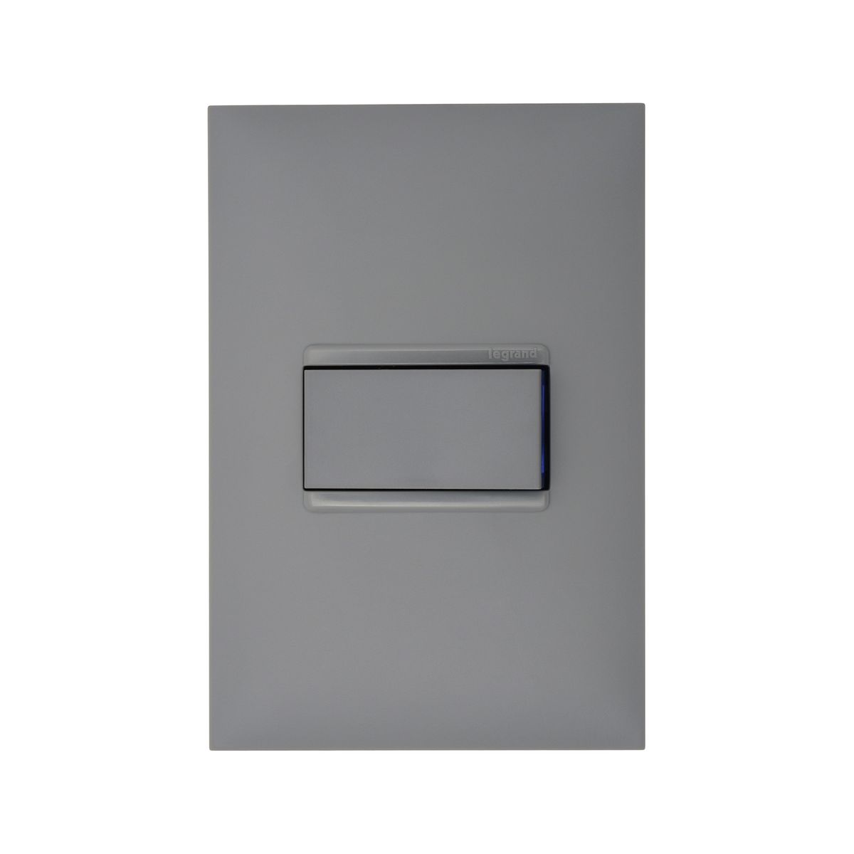 1 Conjunto Completo  Interruptor Simples 10a 4x2 Cinza  Pial Plus+ Legrand, marca Legrand - Foto Principal