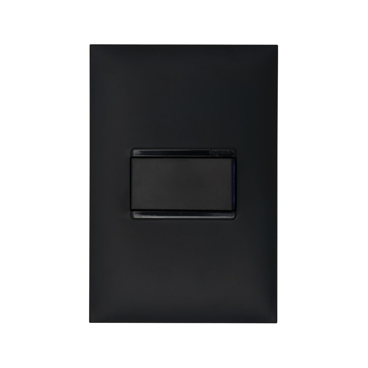 1 Conjunto Completo Interruptor Simples 10a 4x2 Preta  Pial Plus+ Legrand, marca Legrand - Foto Principal