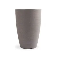 Vaso Cone Grafiato 45cm Cinza Claro Vasap