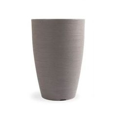 Vaso Cone Grafiato 45cm Cinza Claro Vasap